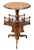Wood Antique Circular Occasional Book Table in Burr Walnut, 1870 For Sale - Image 7 of 13
