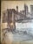Vintage 1960s Framed Original Pencil & Ink Brooklyn Bridge Cityscape Drawing, Signed For Sale - Image 4 of 10