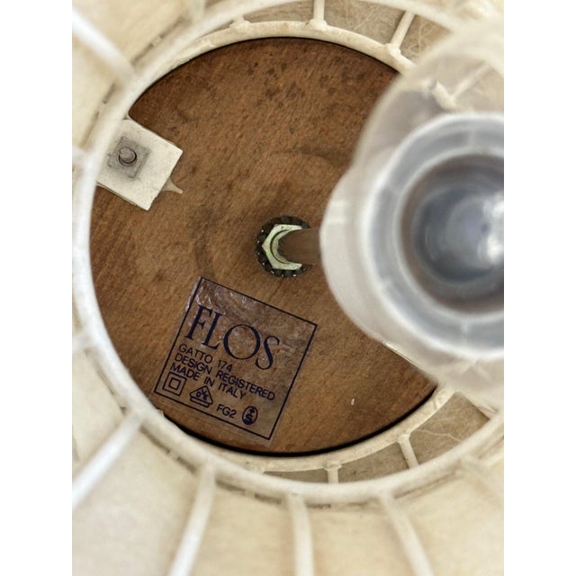 Beige Large Beige Gatto Cocoon Table Lamps attributed to Castiglioni for Flos, Italy, 1960s, Set of 2 For Sale - Image 8 of 18