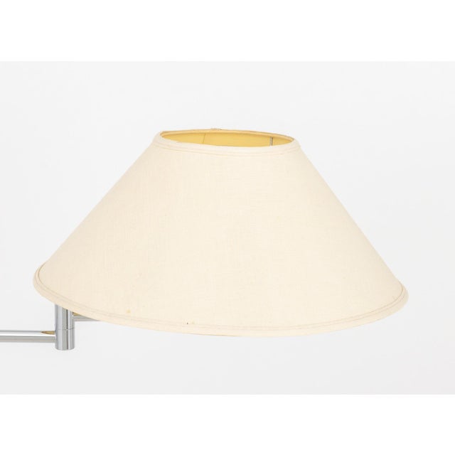 Modern Nessen Studio Swing Arm Chrome Floor Lamp For Sale - Image 3 of 7