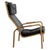 Lounge Chair in Birch and Black Leather attributed to Yngve Ekström for Swedese, 1970s For Sale - Image 12 of 12
