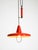 Mid-Century Modern Italian Red Aluminum Pendant Lamp, 1950 For Sale - Image 11 of 18