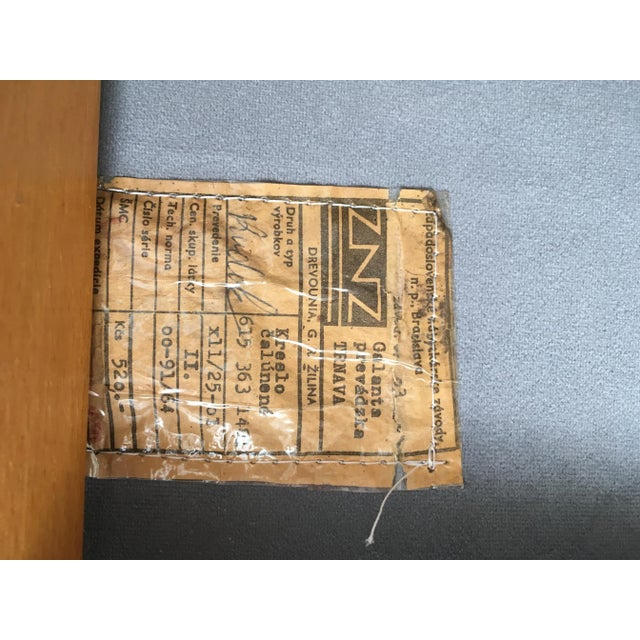 Textile Set of Mid-Century Velvet Armchairs from ZNZ, 1960s For Sale - Image 7 of 14