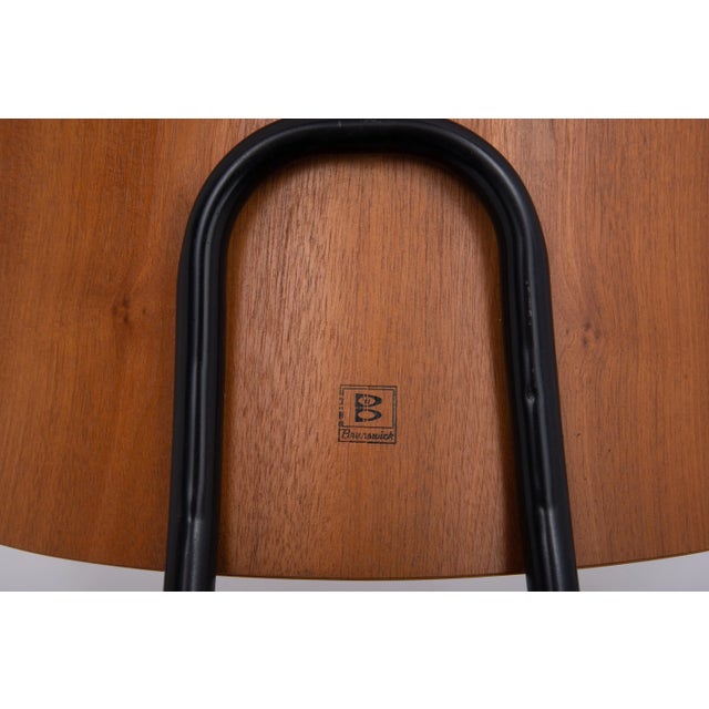 Walnut Brunswick Walnut Plywood Armchairs After Eames Dcw Jean Prouve - a Set of Four For Sale - Image 11 of 12