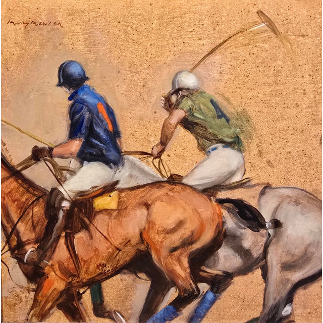 Henry Koehler - Polo Players - Oil Panting For Sale In Los Angeles - Image 6 of 11