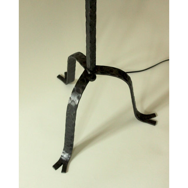 Brutalist Wrought Iron Floor Lamp, 1950s For Sale - Image 4 of 7
