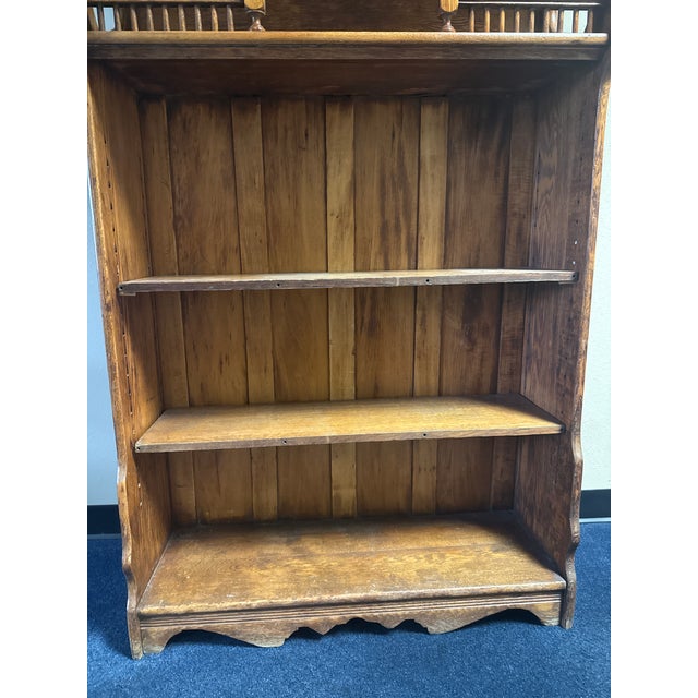 Antique Victorian California Oak Book Case For Sale - Image 4 of 4