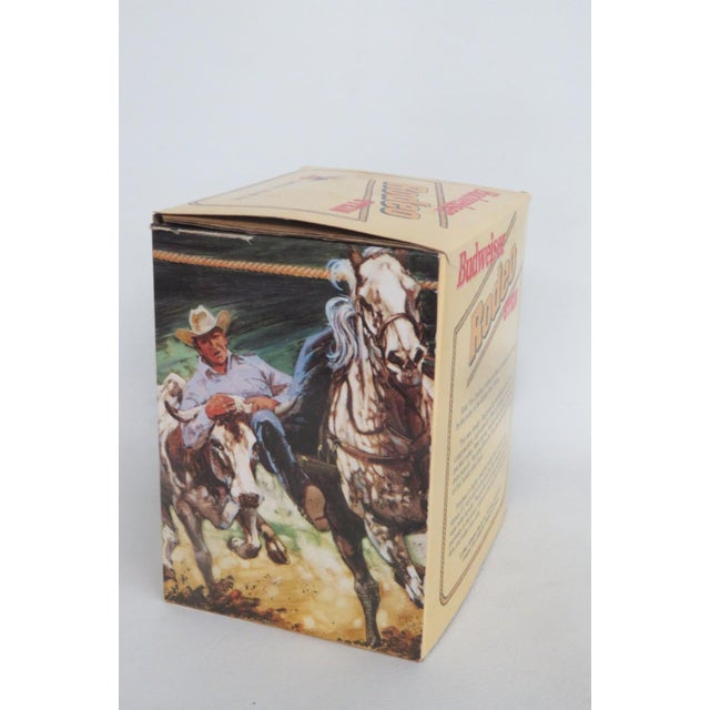Budweiser Rodeo Stein 1992 Anheuser Busch Ceramarte Ceramic W Original Box 4866b For Sale - Image 14 of 16