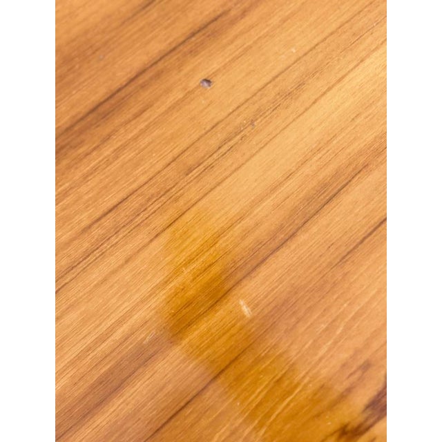 Brown Mid-Century Teak Dining Table or Desk from Labofa For Sale - Image 8 of 10