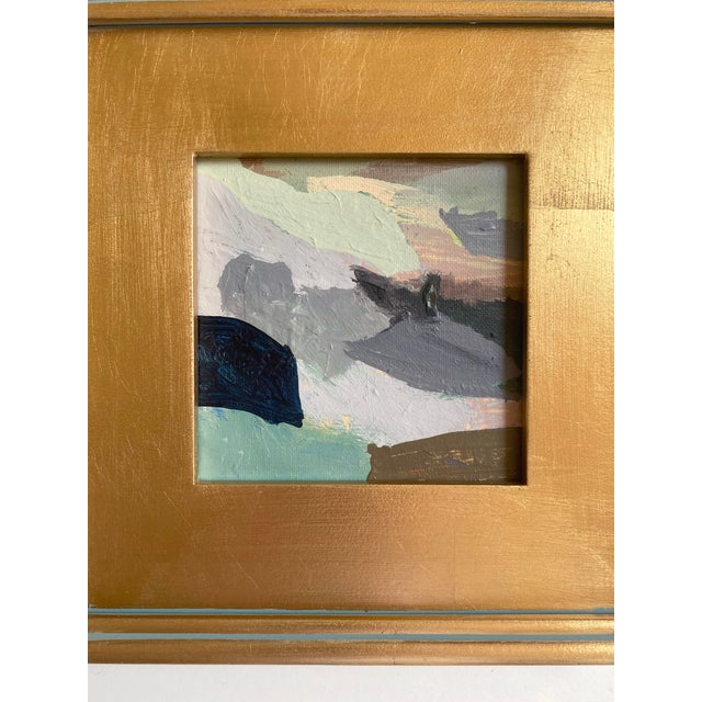 Abstract "Overcast Hills" 2026 Framed Mini Painting by Jessalin Beutler For Sale - Image 3 of 3