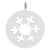 Kenneth Ludwig Chicago White Wood Snowflake Cut-Out Ornament (Set of 12) For Sale - Image 4 of 7