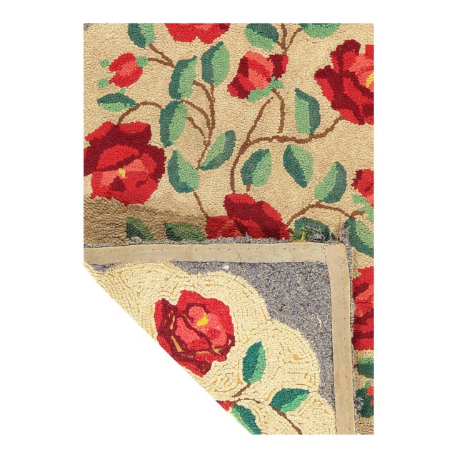 Traditional 1920s Pasargad DC American Hooked Rug For Sale - Image 3 of 3