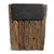 2020s Rustic Wood & Slate Side End Table For Sale - Image 5 of 9