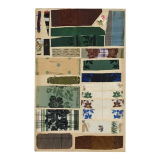 American Antique Fabric Swatches (3) For Sale
