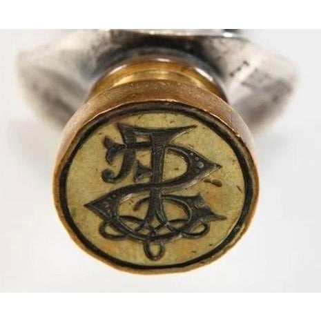 Barbedienne, Paris - Circa 1880. The Goddess Seals the Letter For Sale - Image 6 of 8
