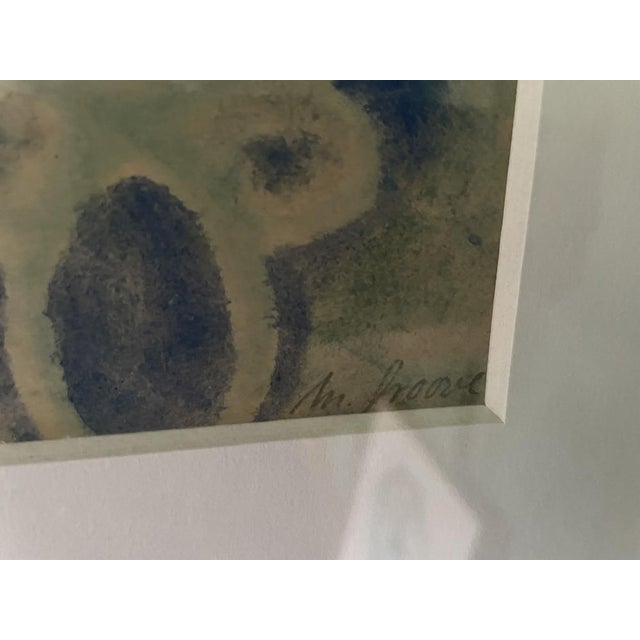 Marga Groove-Marcovic, Girl at the Balustrade, Original Watercolor For Sale - Image 11 of 17