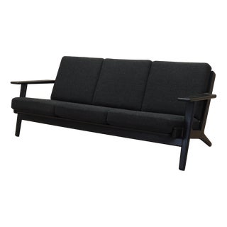Vintage Danish Oak Sofa by Hans. J. Wegner for Getama, 1960s For Sale