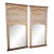 Pair of Antique Solid Pine Mirror For Sale