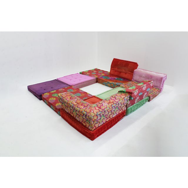 Mah Jong Sofa by Hans Hopfer for Roche Bobois, 1970s, Set of 12 For Sale - Image 4 of 13