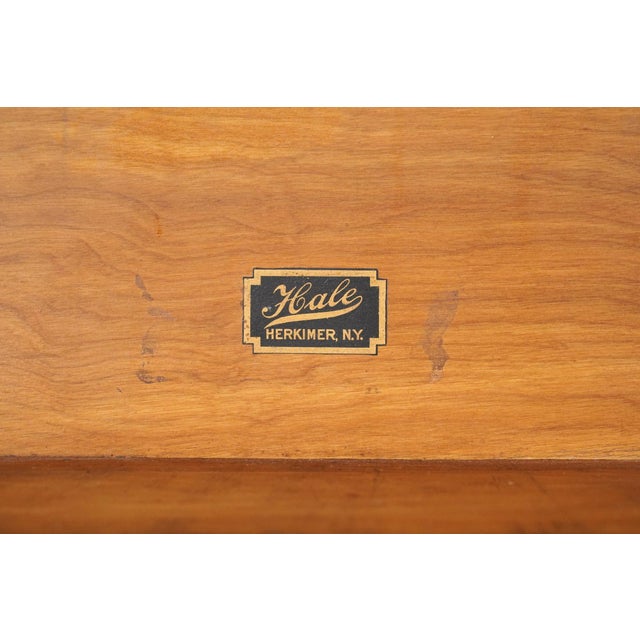 Antique Five Section Oak Hale Barrister Bookcase For Sale - Image 4 of 12