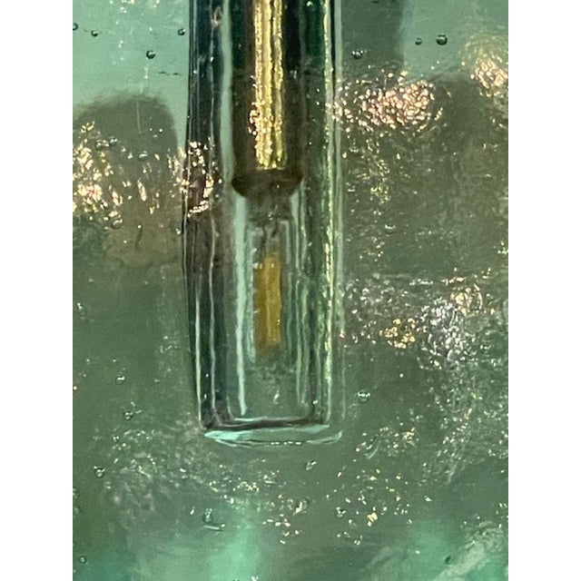 Pair of Green Murano Lollipop Disc Sconces For Sale In Dallas - Image 6 of 8