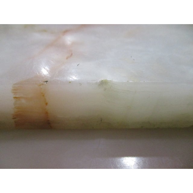 Antique Brass Marble Ornate Rococo Gueridon Candle / Plant Lamp Table Pedestal For Sale - Image 14 of 18