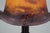 Metal 1930s French Art Deco Degue and Barbier Et Corneloup Orange Mottled Glass Table Lamp For Sale - Image 7 of 9