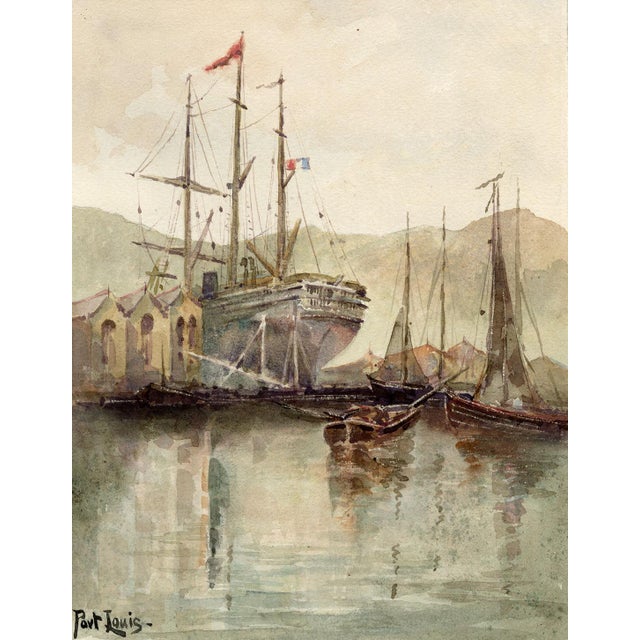 Whylock Pendavis, Port Louis Dry Dock, Mauritius, 1800s, Paper For Sale - Image 3 of 9