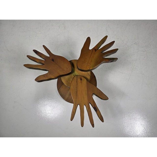 Sculptural Coffee Table from Giovanni Borgarello, Italy, 1970s For Sale - Image 3 of 8