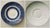 Mid 20th Century Blue and White Plate Collection- Set of Six For Sale - Image 9 of 11