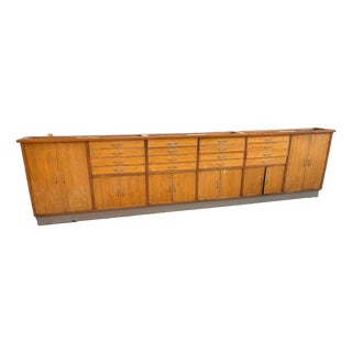 Vintage Oak Sideboard, 1960s For Sale
