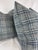 Rogers & Goffigan "Demi Plaid" in Wetland 22" Pillows-A Pair For Sale - Image 4 of 4