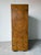 1970’s Vintage John Widdicomb Campaign Burled Wood Highboy Dresser on Casters With Recessed Brass Hardware For Sale - Image 10 of 13