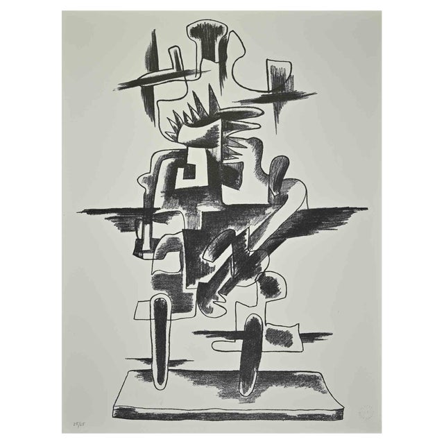 Ossip Zadkine, Composition, Lithograph, 1987 For Sale