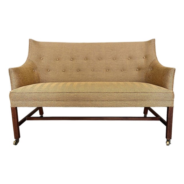 1940s Danish Modern Settee in the Style of Finn Juhl For Sale