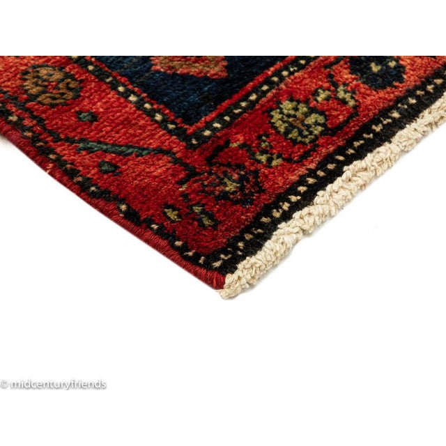 Middle Eastern Rug, 1950s For Sale - Image 12 of 14