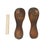 Early 20th Century Early 20th Century Dogon Pair of Carved Wooden Shoes Women's Size 8 Mali For Sale - Image 5 of 6