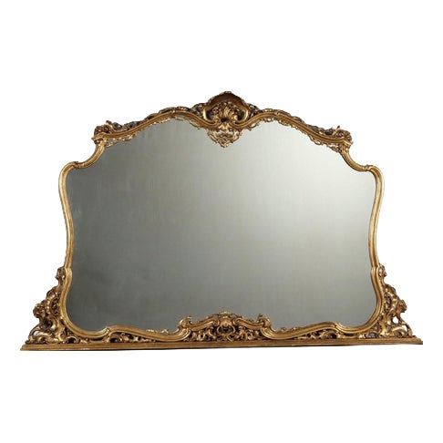 Large Rococo Style Mirror For Sale