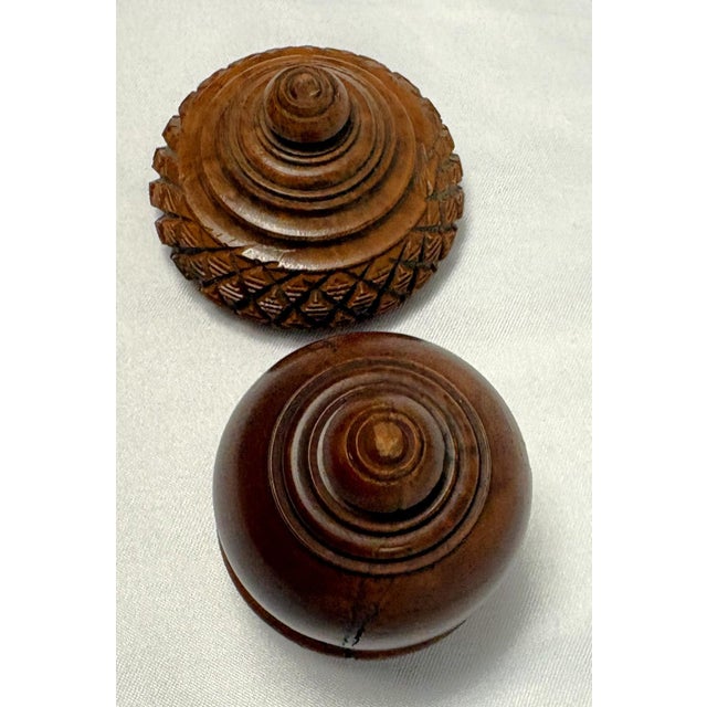 19th Century Victorian Hand Made Wood Spice/ Nutmeg Grater For Sale - Image 9 of 14