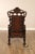 Exceptional 19th Century Anglo-Indian / Burmese Colonial Figural Carved Hardwood Throne Armchair For Sale - Image 10 of 18
