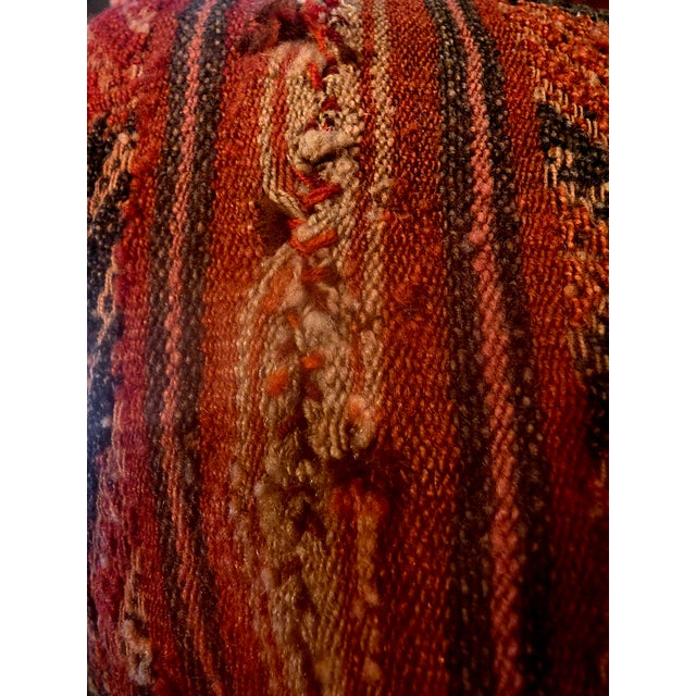Textile Antique Andean Child’s Handwoven Wool Poncho Textile – Collectible Folk Art For Sale - Image 7 of 7