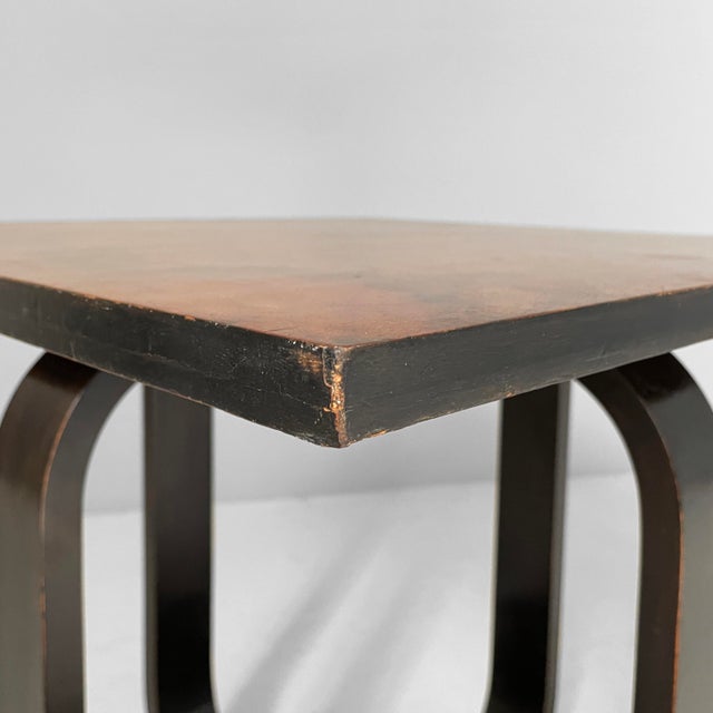 Art Deco Italian Coffee Table in Wood and Black Wood, 1930s For Sale - Image 4 of 14