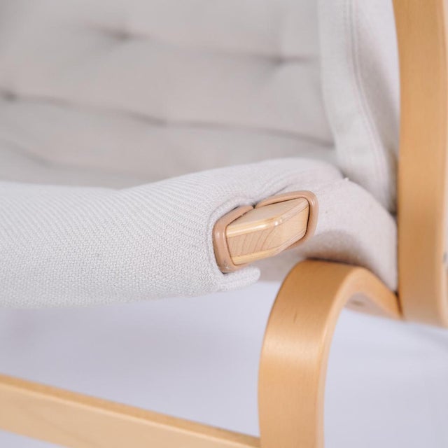 Set of Pernilla Chair with Ottoman by Bruno Mathsson for Dux, 2004 For Sale - Image 11 of 16