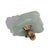 Contemporary Carved Lavender & Green Jade 18k Pendant For Sale - Image 3 of 3