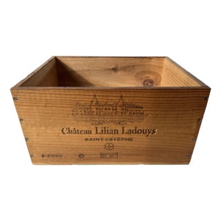 Chateau Lilian Ladouys-Wine Crate-St. Estephe For Sale