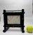 Black Asian Black Faux Bamboo Tabletop Picture Frame For Sale - Image 8 of 10