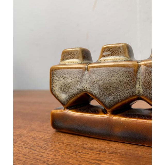 Mid-Century German Studio Pottery Brutalist Candleholder, 1960s For Sale - Image 12 of 18