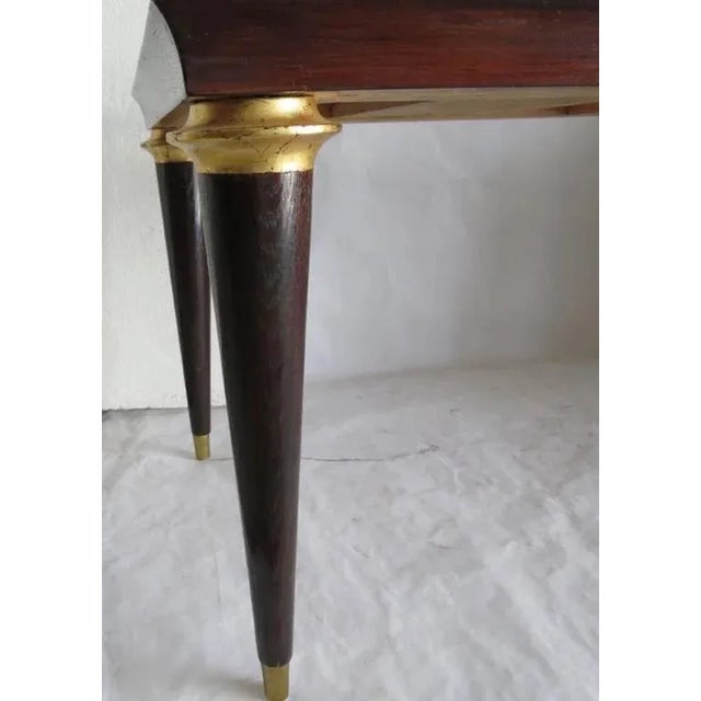 Maison Jansen Maison Jansen French Art Deco Parchment Coffee Table For Sale - Image 4 of 5