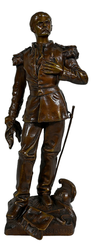 C. Anfrie, L’Estafette, 19th-Century, Bronze