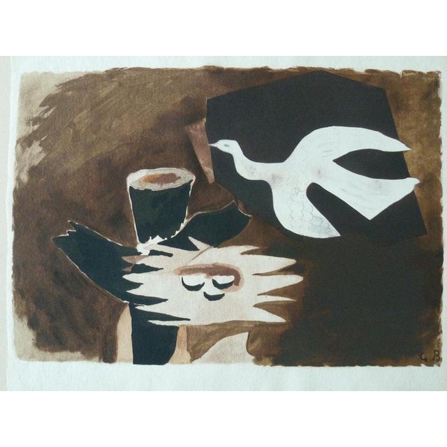 Georges Braque (1882-1963) The Nest Lithograph and stencil (Jacomet process) Signed in the plate On Richard de Bas paper,...
